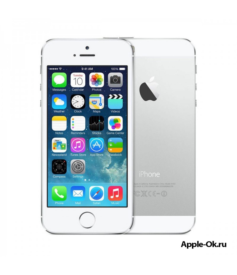 Apple iPhone 5S 32Gb Silver (A1530) + Автокомплект
