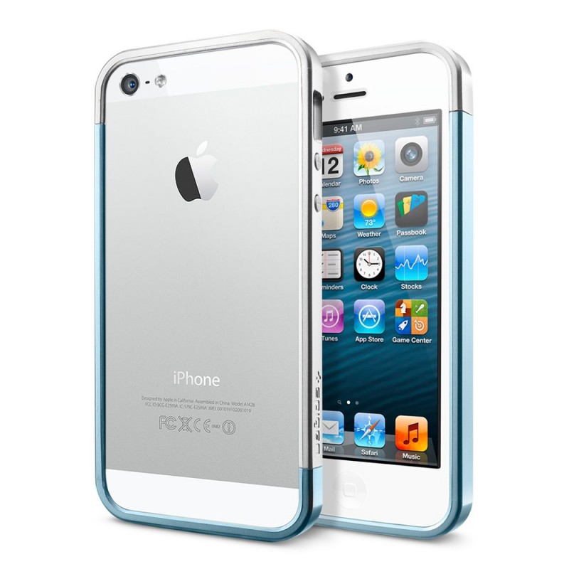 Чехол для iPhone 5/5S SGP Liner EX Slim Metal Metal Blue