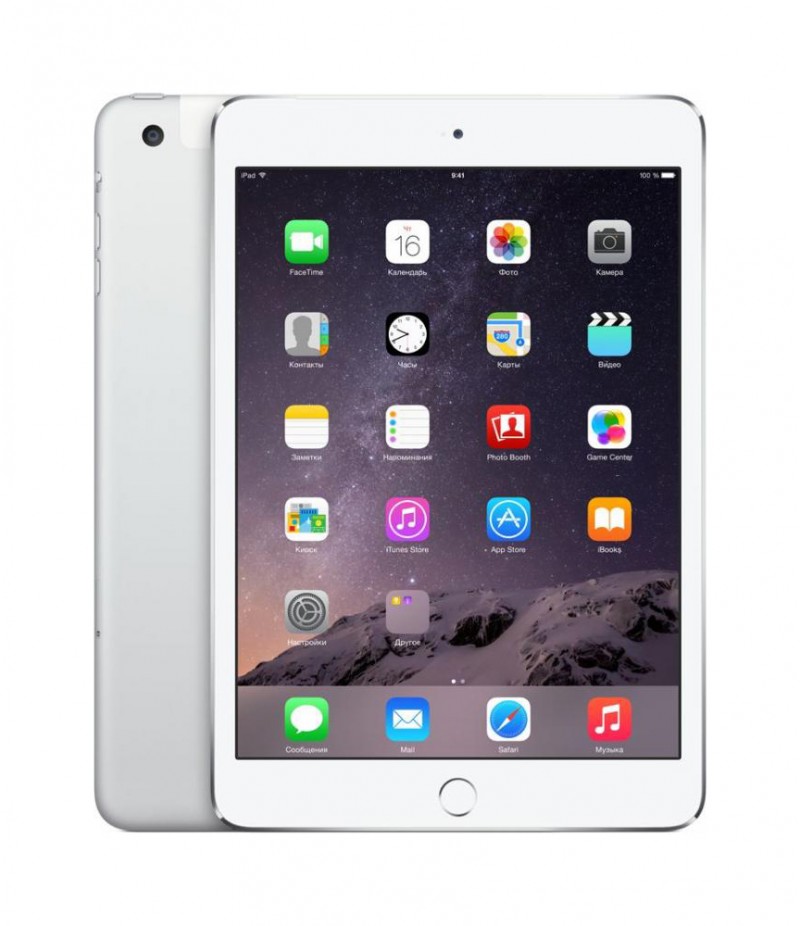 Apple iPad mini 3 Wi-Fi + Cellular 64GB Silver